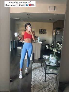 SET Active One-Shoulder Crop Top in Bright Red